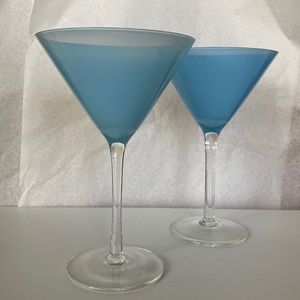 COPY - Pellucid Blue Large Martini Glasses
